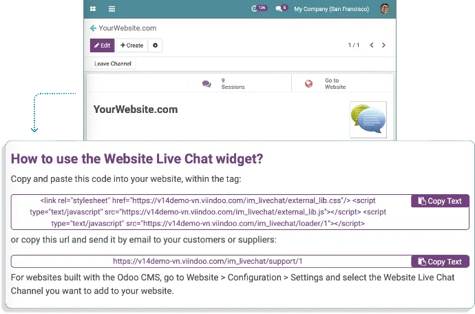 Send live chat urls to get supported and quick responses - Viindoo Live Chat Send live chat urls to get supported and quick responses - Viindoo Live Chat
